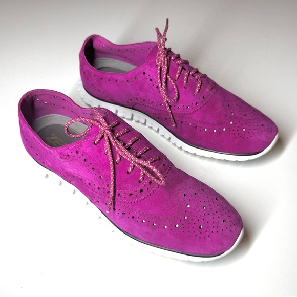 Cole Haan Women’s Zerogrand Wild Aster Pink Lace Up Comfort Shoes Size- 7.5 B - Picture 2 of 11